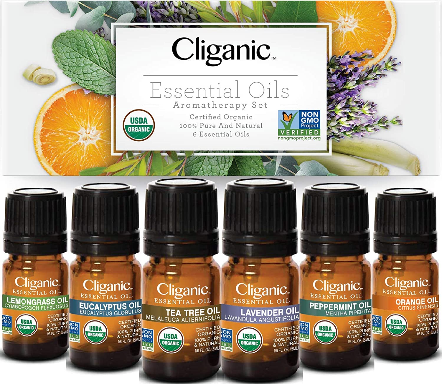 Cliganic Aromatherapy set of 6 Oils – Instacryo